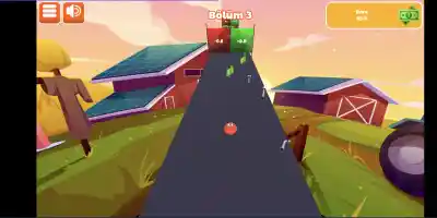 Runner Tomato Hyper Casual - Screenshot 1