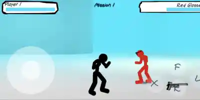 Stickman Street Fighting 3D - Screenshot 1