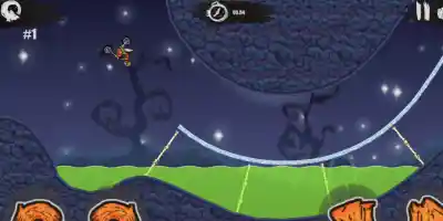 Moto X3M: Spooky Land - Screenshot 1