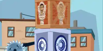 Speakerman Revenge - Screenshot 1
