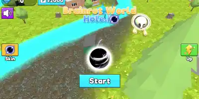 Brainrot World Hole.io - Screenshot 2