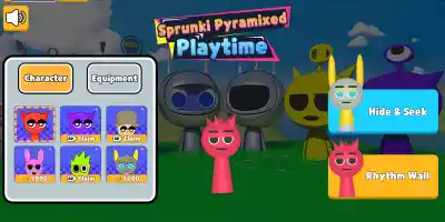 Sprunki Pyramixed Playtime - Screenshot 2