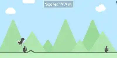 Doodle Dino Run - Screenshot 1