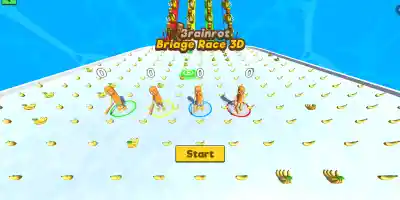 Brainrot Bridge Race 3D - Screenshot 2