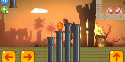 Fire Boy Run Adventure - Screenshot 1