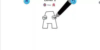 Draw and Color the Alphabet Letters - Screenshot 3