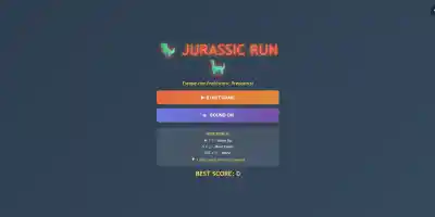 The Jurassic Run - Screenshot 1