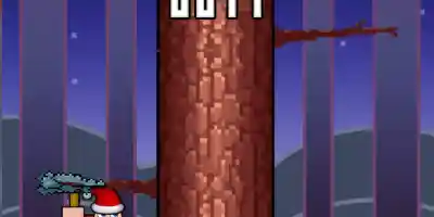 Santa Wood Cutter - Screenshot 1