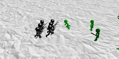 Battle Simulator Stickman Zombie - Screenshot 1