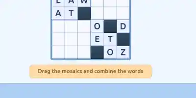 Word Mosaic - Piece Words Together - Screenshot 1