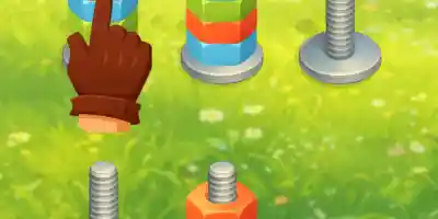 Bolts and Nuts - Color Sorting - Screenshot 1