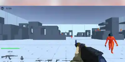 Funny Shooter - Destroy all enemies - Screenshot 1
