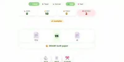 Rock Paper Scissors Master - Screenshot 1