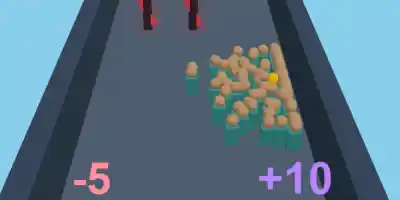 Crowd War Run - Screenshot 1