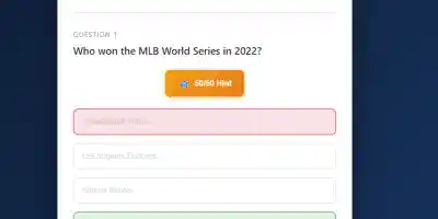 Ultimate Baseball Quiz - Screenshot 3