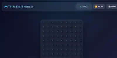 Three Emoji Memory - Screenshot 2