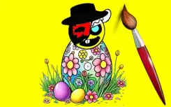 Sprunki Easter Coloring