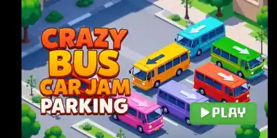Crazy Bus Car Jam Parking - Screenshot 2