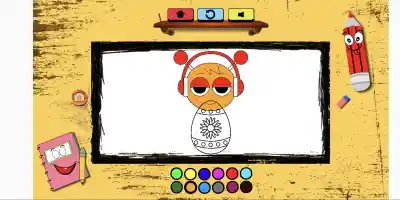 Sprunki Easter Coloring - Screenshot 1