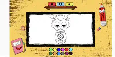 Sprunki Easter Coloring - Screenshot 2
