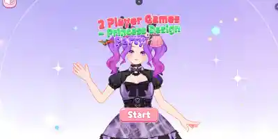 2 Player Games - Princess Design Party - Screenshot 1