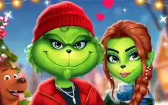 The Grench Couple Holiday Dress up