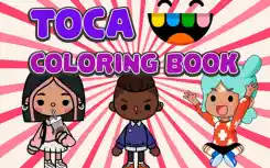Toca Life Coloring Book