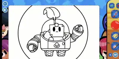 Brawl Stars Coloring Books - Screenshot 1