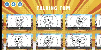Talking Tom Coloring Books - Screenshot 2