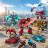 Flying Robot Transform Car Games