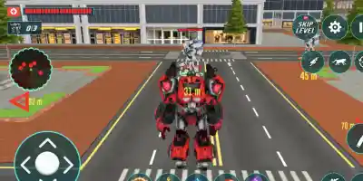 Flying Robot Transform Car Games - Screenshot 1