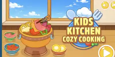 Kids Kitchen Cozy Cooking - Screenshot 1