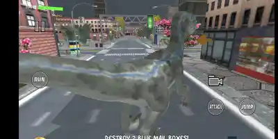 Dino Simulator City Attack - Screenshot 1