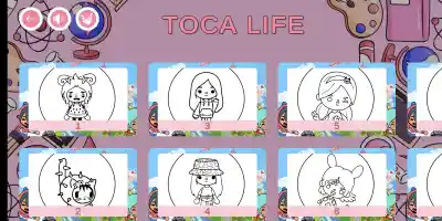 Toca Life Coloring Book - Screenshot 2