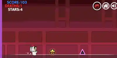Skibidi Toilet Geometry Rash - Screenshot 1