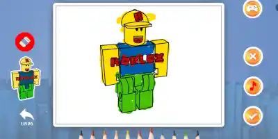 Roblox Coloring Book - Screenshot 4