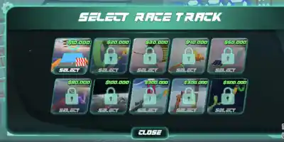 Crazy racing in the sky - Screenshot 1