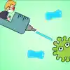 Flying Injection Virus Game