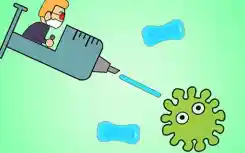 Flying Injection Virus Game