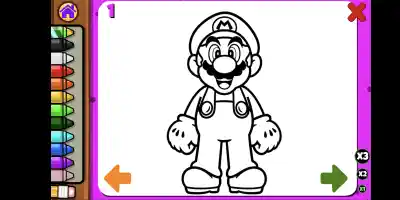 Coloring Book Super Mario - Screenshot 1