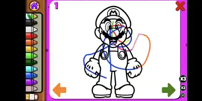 Coloring Book Super Mario - Screenshot 2