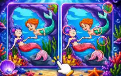 Spot The Difference Mystic Mermaids