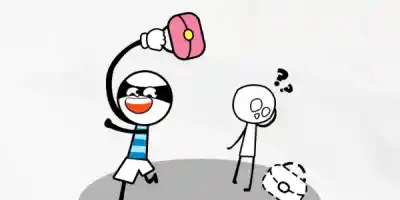 Stickman Troll Thief Puzzle - Screenshot 2