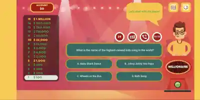 Millionaire Kids Game - Screenshot 2