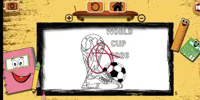 World Cup 2026 Coloring - Screenshot 1