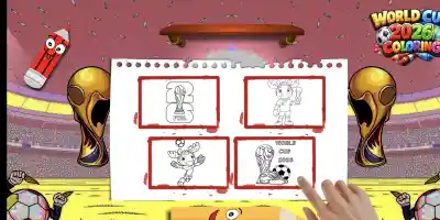 World Cup 2026 Coloring - Screenshot 2