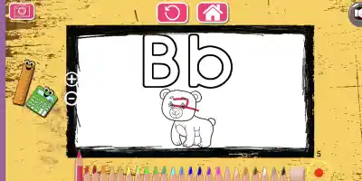 Letters Coloring Book - Screenshot 1