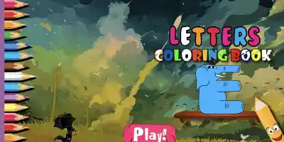 Letters Coloring Book - Screenshot 2