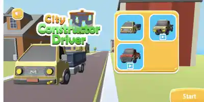 City Constructor Driver 3D Game - Screenshot 2