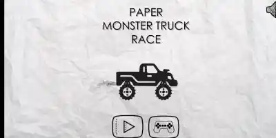 Paper Monster Truck Race - Screenshot 1